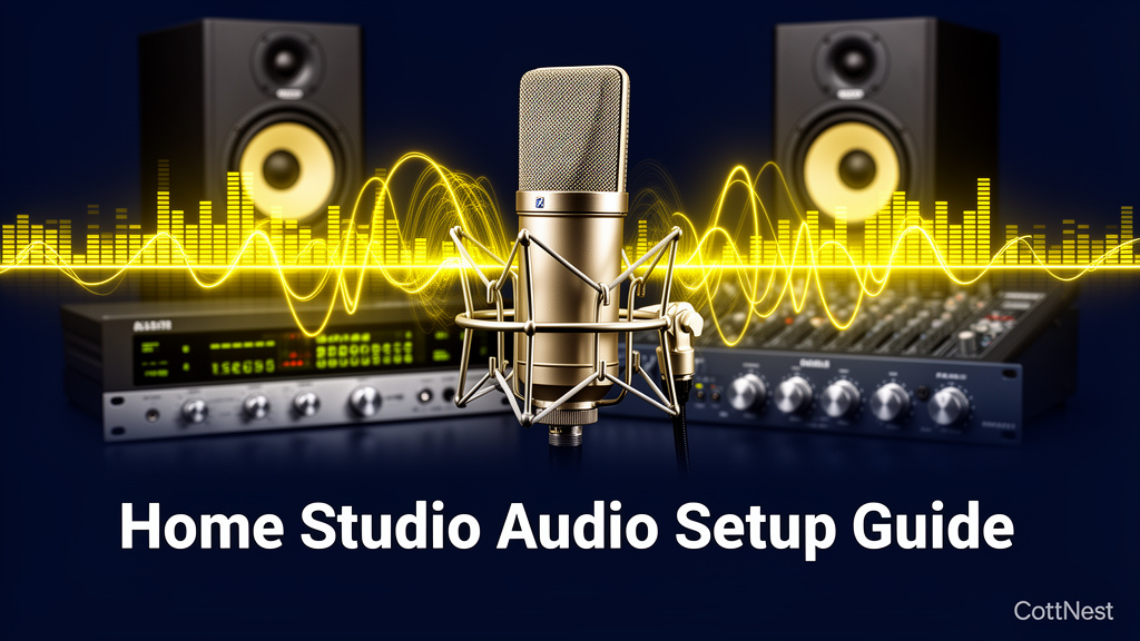 Home Studio Audio Setup Guide — Recording, Mixing & Gear Wiring