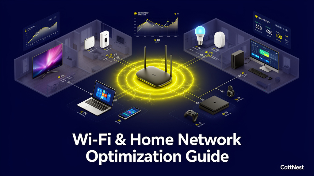 Wi-Fi & Home Network Optimization Guide — Faster Internet & Zero Dead Zones