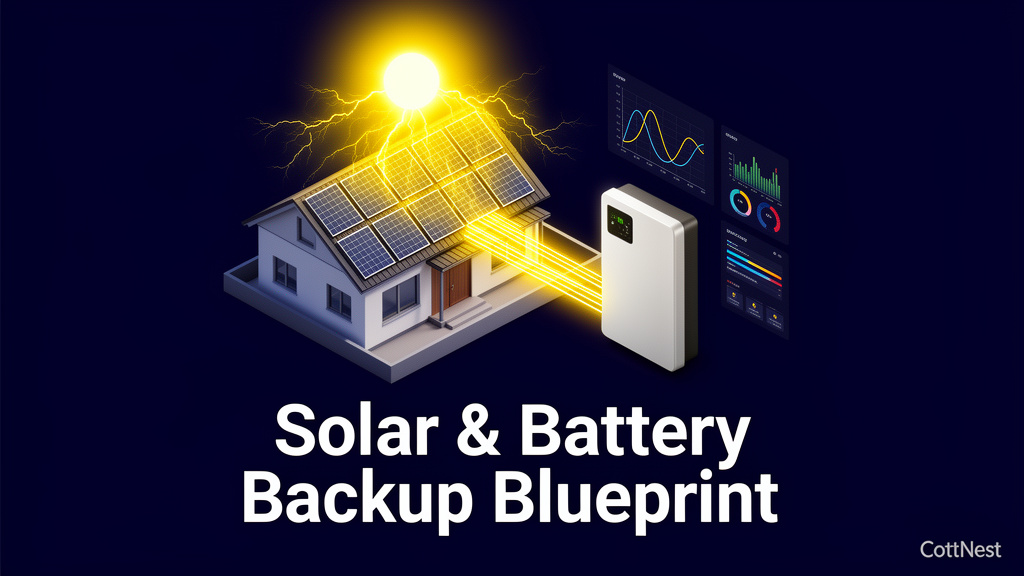 Solar & Battery Backup Blueprint — DIY Home Energy Independence Guide